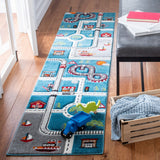 Safavieh Carousel Kids 192 Power Loomed 100% Polypropylene Kids Rug CRK192K-9