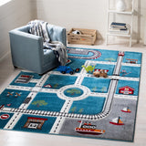 Safavieh Carousel Kids 192 Power Loomed 100% Polypropylene Kids Rug CRK192K-9