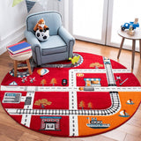 Safavieh Carousel Kids 192 Power Loomed 100% Polypropylene Kids Rug CRK192Q-8