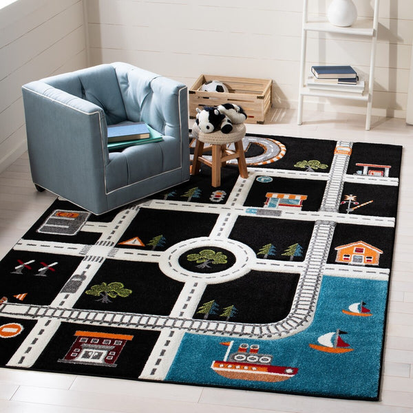Safavieh Carousel Kids 192 Power Loomed 100% Polypropylene Kids Rug CRK192Z-8