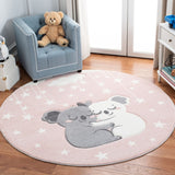 Safavieh Carousel Kids 195 Power Loomed 100% Polypropylene Kids Rug CRK195U-8SQ