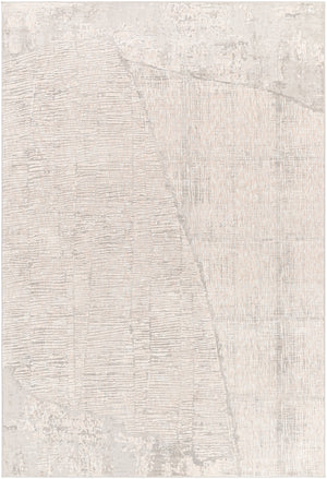 Carmel CRL-2301 Modern Polyester Rug CRL2301-912 Light Gray, White, Taupe, Medium Gray, Ivory 100% Polyester 9' x 12'