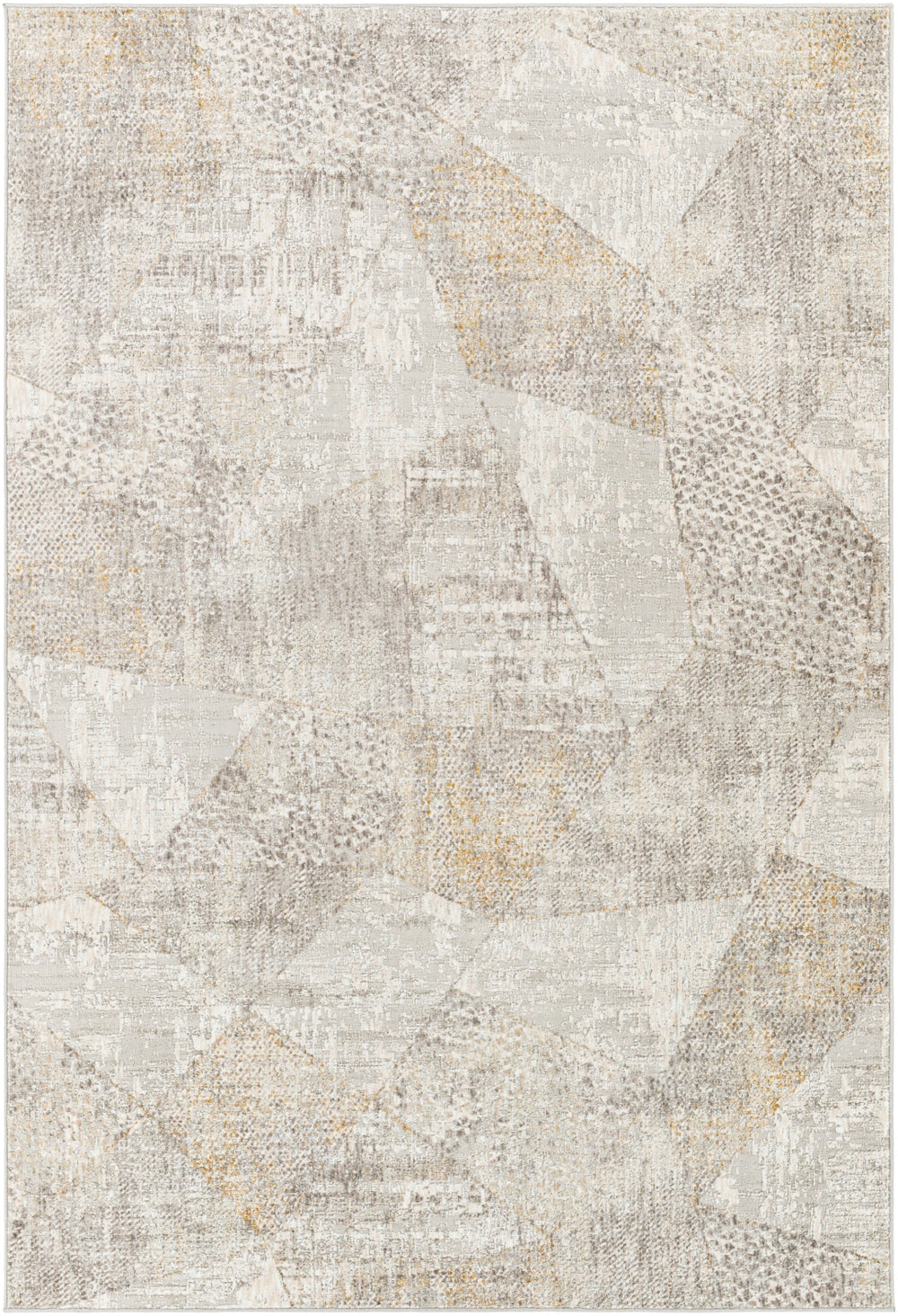 Carmel CRL-2303 Modern Polyester Rug CRL2303-912 Ivory, Light Gray, Medium Gray, Taupe, White 100% Polyester 9' x 12'