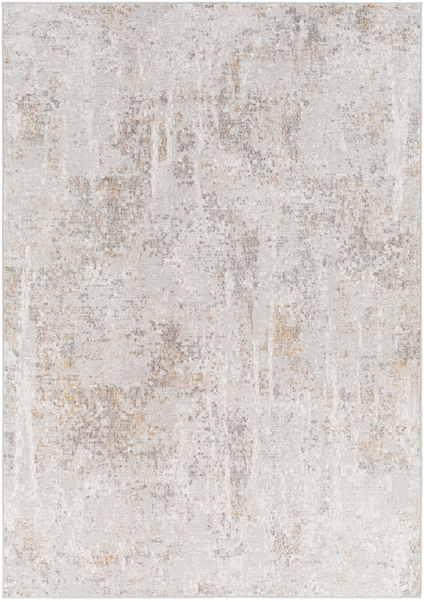 Carmel CRL-2310 Modern Polyester Rug CRL2310-573 Light Gray, Navy, White, Taupe, Mustard, Camel 100% Polyester 5' x 7'3"
