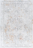 Carmel CRL-2313 Traditional Polyester Rug CRL2313-573 Taupe, Light Gray, Aqua, Mustard, White, Navy, Camel, Clay 100% Polyester 5' x 7'3"