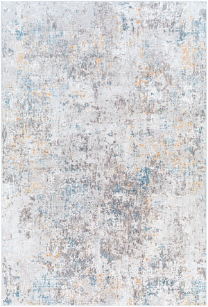 Carmel CRL-2314 Modern Polyester Rug CRL2314-573 Taupe, Light Gray, Mustard, Aqua, Clay, White, Camel 100% Polyester 5' x 7'3"