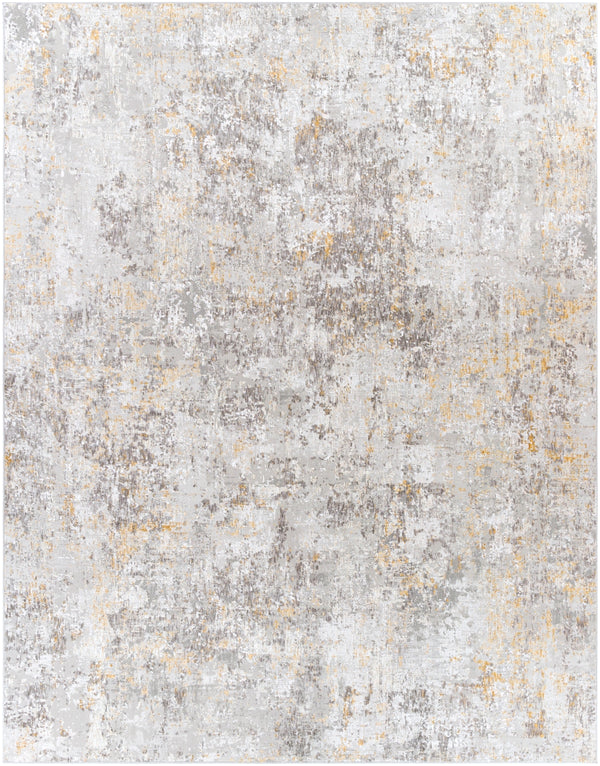 Carmel CRL-2315 Modern Polyester Rug CRL2315-71010 Taupe, Light Gray, Mustard, White, Camel 100% Polyester 7'10" x 10'