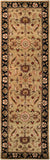 Crowne CRN-6007 Traditional Wool Rug CRN6007-312 Tan, Black, Medium Gray, Olive, Dark Brown, Butter, Khaki, Dark Red, Charcoal 100% Wool 3' x 12'
