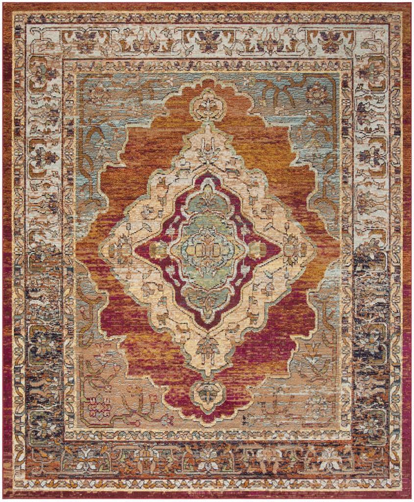 Safavieh Crystal 500 Power Loomed Polypropylene Transitional Rug CRS500A-5SQ