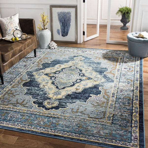 Safavieh Crystal 500 Power Loomed Polypropylene Transitional Rug CRS500M-4