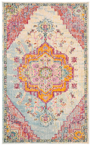 Safavieh Crystal 501 Power Loomed Polypropylene Transitional Rug CRS501B-9SQ
