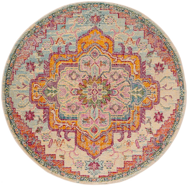 Safavieh Crystal 501 Polypropylene Freise Power Loomed Transitional Rug CRS501T-12R