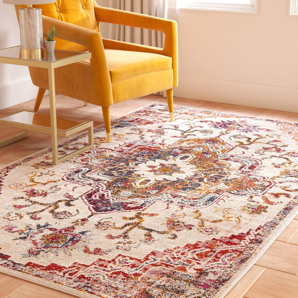 Safavieh Crystal 501 Power Loomed Polypropylene Transitional Rug CRS501F-6