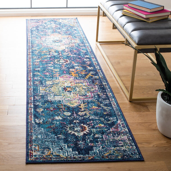 Safavieh Crystal 501 Polypropylene Freise Power Loomed Transitional Rug CRS501H-8SQ