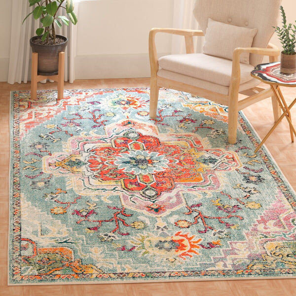 Safavieh Crystal 501 Power Loomed Polypropylene Transitional Rug CRS501J-9SQ