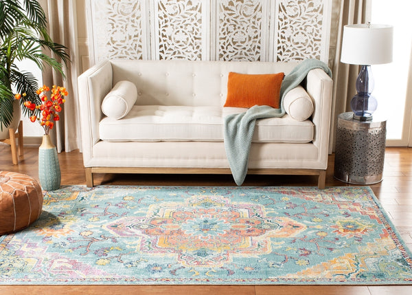Safavieh Crystal 501 Polypropylene Freise Power Loomed Transitional Rug CRS501J-8SQ