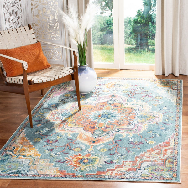 Safavieh Crystal 501 Power Loomed Polypropylene Transitional Rug CRS501J-9SQ
