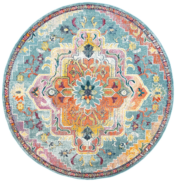 Safavieh Crystal 501 Polypropylene Freise Power Loomed Transitional Rug CRS501J-8SQ