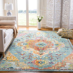 Safavieh Crystal 501 Power Loomed Polypropylene Transitional Rug CRS501J-9SQ