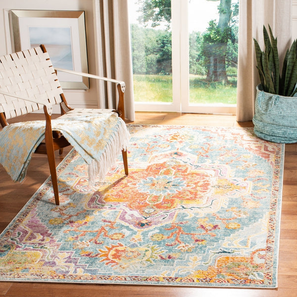 Safavieh Crystal 501 Power Loomed Polypropylene Transitional Rug CRS501K-9SQ