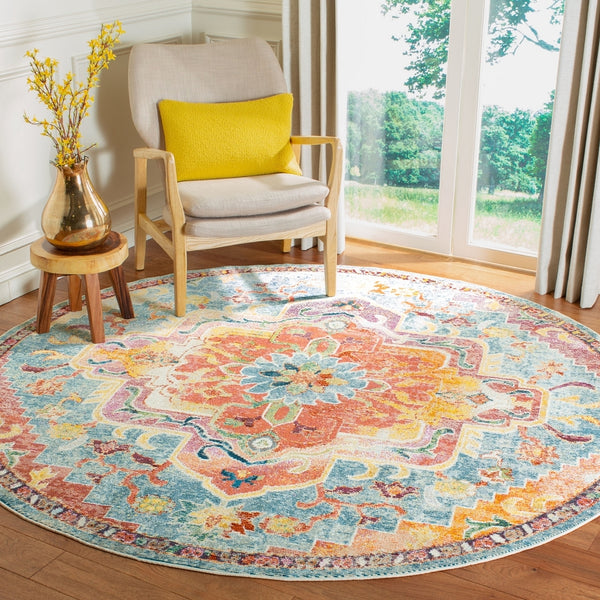 Safavieh Crystal 501 Power Loomed Polypropylene Transitional Rug CRS501K-9SQ