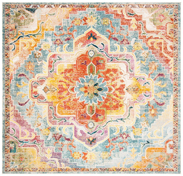 Safavieh Crystal 501 Power Loomed Polypropylene Transitional Rug CRS501K-9SQ