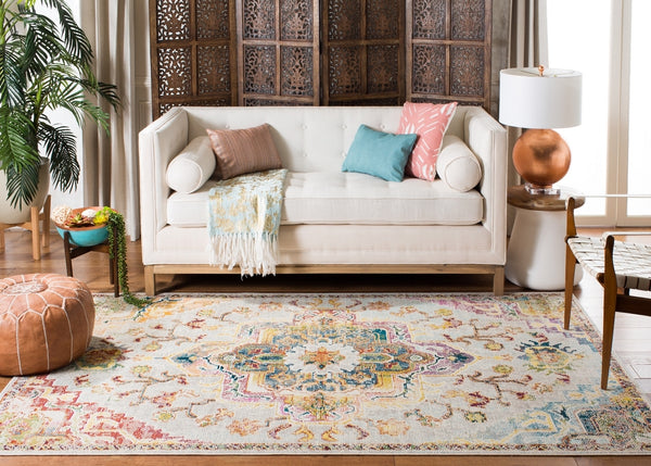 Safavieh Crystal 501 Power Loomed Polypropylene Transitional Rug CRS501M-9SQ