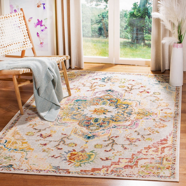 Safavieh Crystal 501 Power Loomed Polypropylene Transitional Rug CRS501M-9SQ