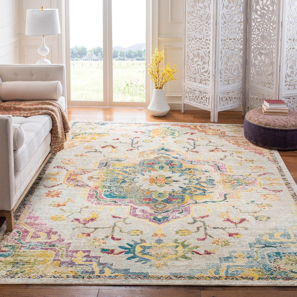 Safavieh Crystal 501 Polypropylene Freise Power Loomed Transitional Rug CRS501M-9R