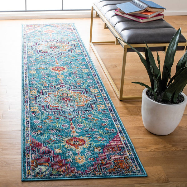 Safavieh Crystal 501 Polypropylene Freise Power Loomed Transitional Rug CRS501T-8SQ