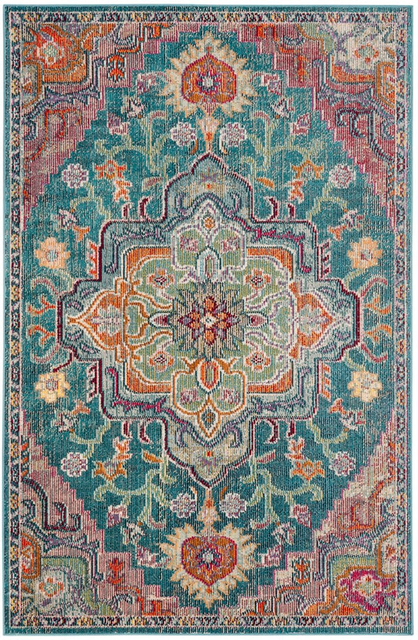 Safavieh Crystal 501 Polypropylene Freise Power Loomed Transitional Rug CRS501T-8SQ