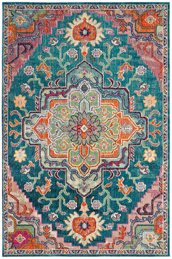 Safavieh Crystal 501 Polypropylene Freise Power Loomed Transitional Rug CRS501T-8SQ