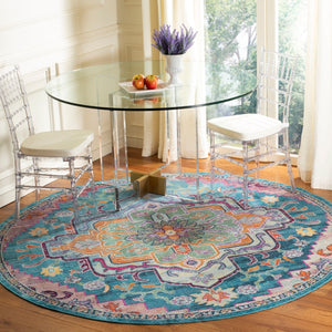 Safavieh Crystal 501 Polypropylene Freise Power Loomed Transitional Rug CRS501T-8SQ