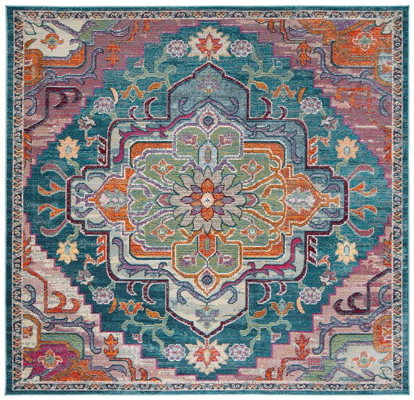 Safavieh Crystal 501 Power Loomed Polypropylene Transitional Rug CRS501T-9SQ