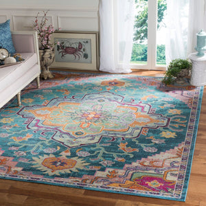 Safavieh Crystal 501 Power Loomed Polypropylene Transitional Rug CRS501T-9SQ