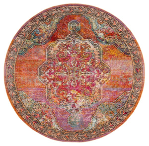 Safavieh Crystal 502 Power Loomed Polypropylene Transitional Rug CRS502A-5SQ
