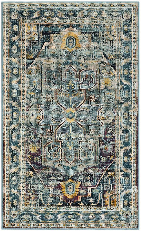 Safavieh Crystal 503 Power Loomed Polypropylene Transitional Rug CRS503D-5SQ