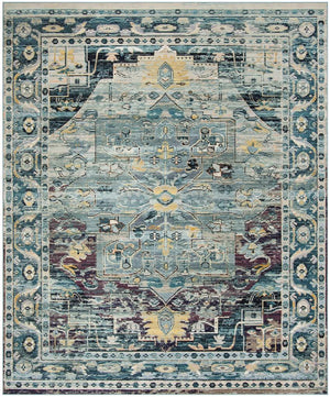 Safavieh Crystal 503 Power Loomed Polypropylene Transitional Rug CRS503D-5SQ