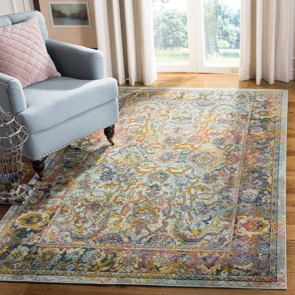 Safavieh Crystal 504 Power Loomed Polypropylene Transitional Rug CRS504A-4