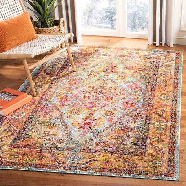 Safavieh Crystal 507 Power Loomed Polypropylene Transitional Rug CRS507A-4