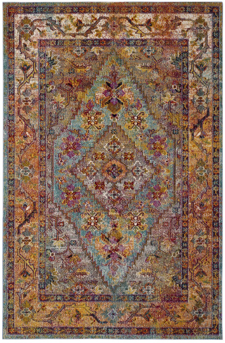 Safavieh Crystal 507 Power Loomed Polypropylene Transitional Rug CRS507A-4