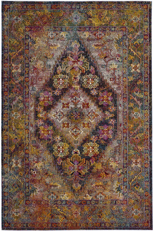 Safavieh Crystal 507 Power Loomed Polypropylene Transitional Rug CRS507H-4
