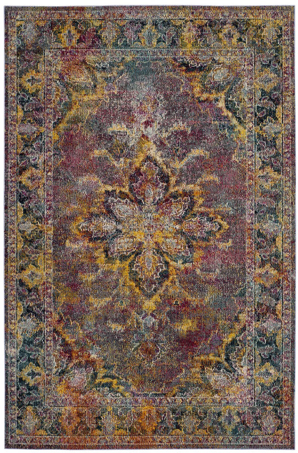 Safavieh Crystal 508 Power Loomed Polypropylene Transitional Rug CRS508H-4