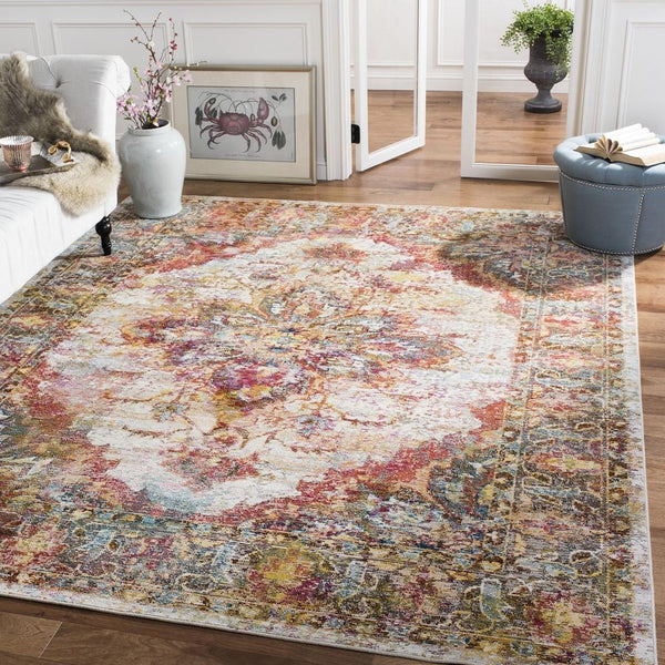 Safavieh Crystal 508 Power Loomed Polypropylene Transitional Rug CRS508V-4