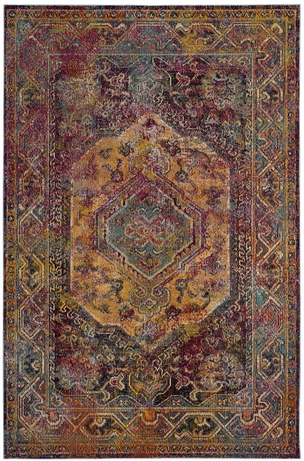 Safavieh Crystal 514 Power Loomed Polypropylene Transitional Rug CRS514T-4