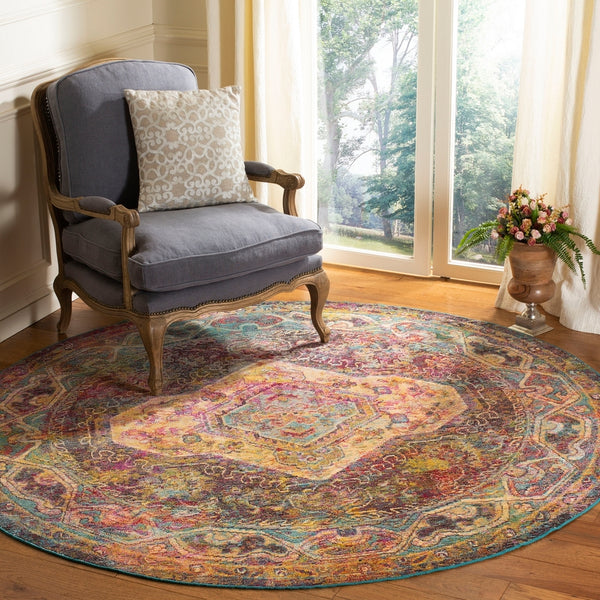 Safavieh Crystal 514 Power Loomed Polypropylene Transitional Rug CRS514T-4