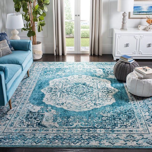 Safavieh Crystal 519 Power Loomed Polypropylene Transitional Rug CRS519B-4