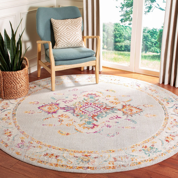 Safavieh Crystal 521 Power Loomed Polypropylene Transitional Rug CRS521F-5SQ