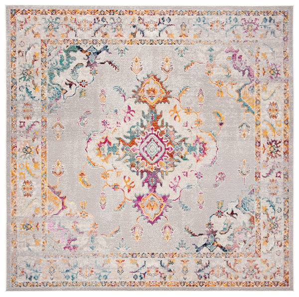 Safavieh Crystal 521 Power Loomed Polypropylene Transitional Rug CRS521F-5SQ