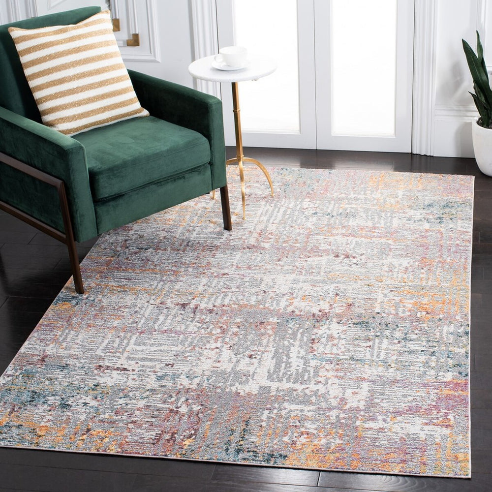 Safavieh Crystal 723 Power Loomed 66% Polypropylene/28% Polyester/6% Latex Contemporary Rug CRS723B-9